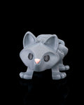 3D Printed Articulated Fox – Mini Flexible Desk Toy – 4 cm – Random Color