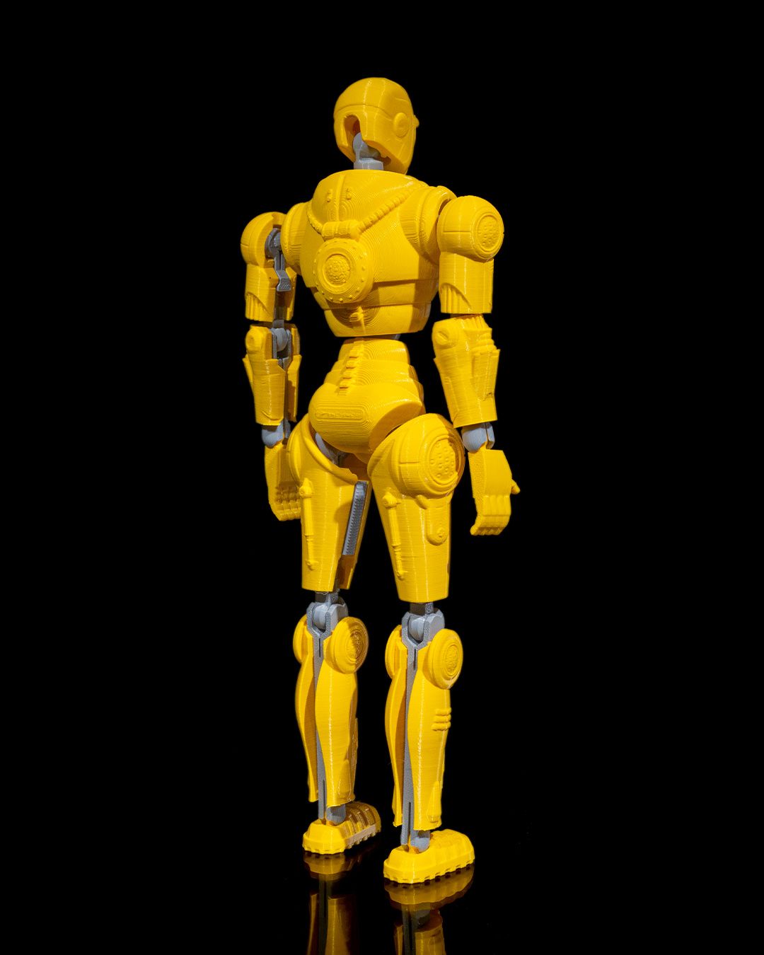 3D Printed Articulated Robot Figures – Set of 2 (PLA) | Mystery Colors!