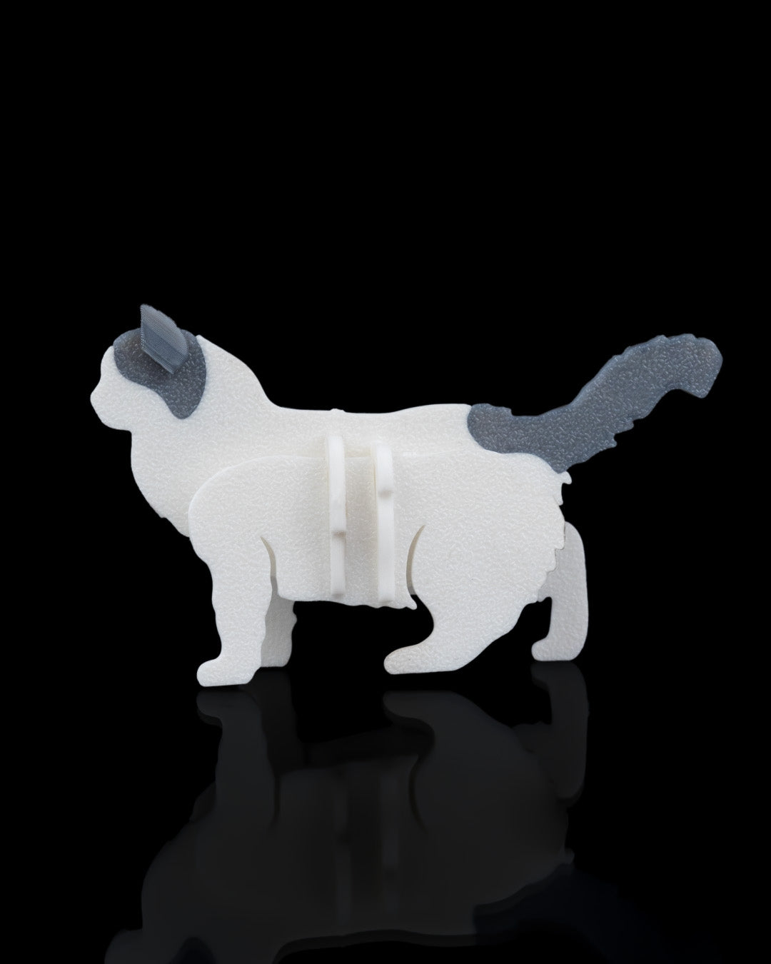 3D Printed Cat Kit - Set of 2 - Articulated PLA Model - DIY Puzzle & Unique Desk Decor