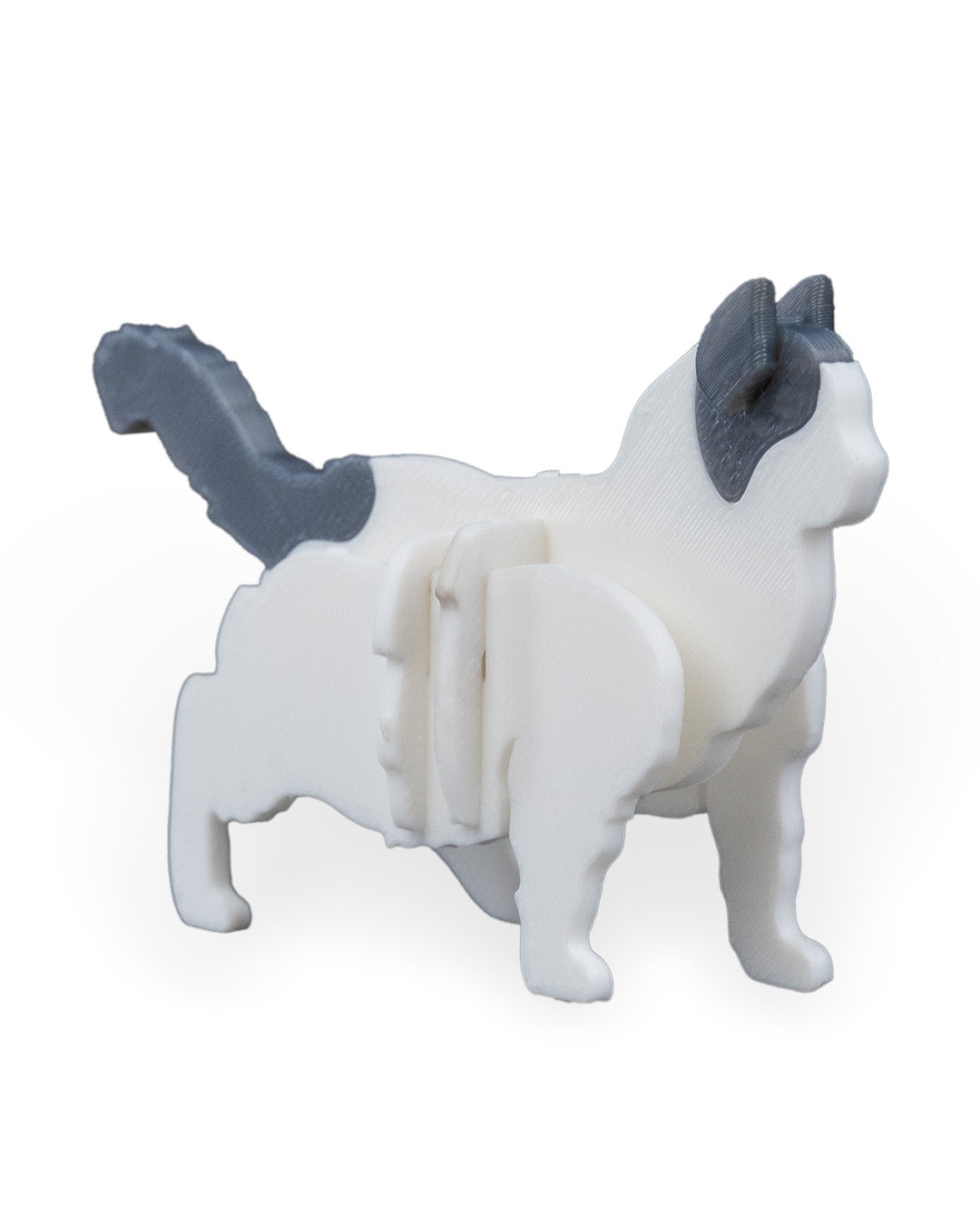 3D Printed Cat Kit - Set of 2 - Articulated PLA Model - DIY Puzzle & Unique Desk Decor