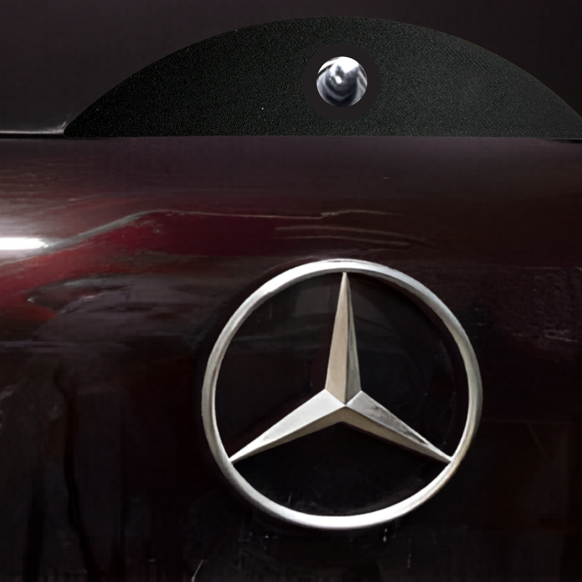 Rear Wiper Delete Cover for Mercedes-Benz W211 / S211 (2002–2009) – 3D Printed PETG/ASA Replacement Cap – Fits A2117420130