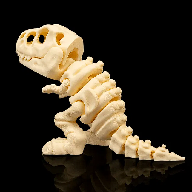 🦴 3D Printed Fossil Art: Detailed T-Rex Skeleton Figure 🦖