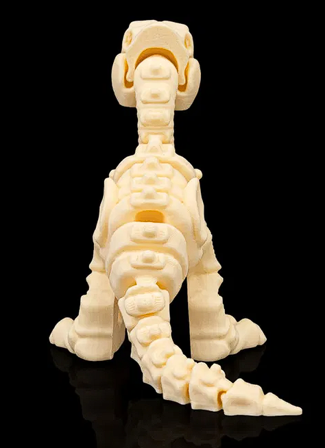 🦴 3D Printed Fossil Art: Detailed T-Rex Skeleton Figure 🦖