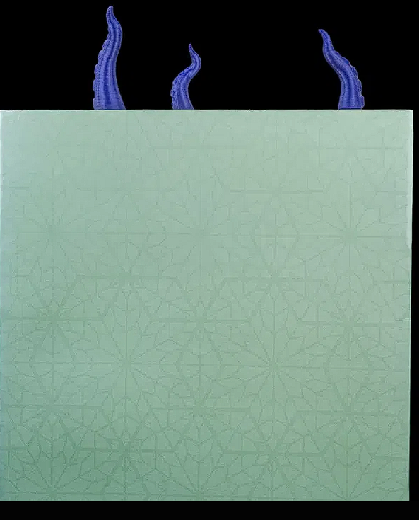 3D Printed Octopus Bookmark & Page Holder - Nautical Blue