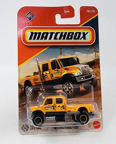 International CXT #78 * Yellow * 2025 Matchbox Basic Mainline Case H