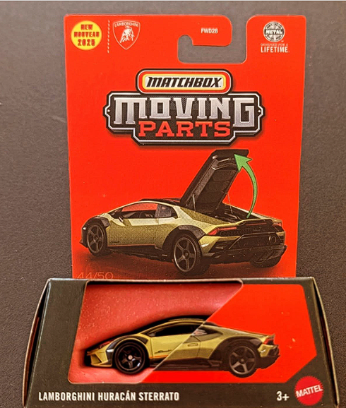 Matchbox 2025 Moving Parts (FWD28) #44/50 - Lamborghini Huracán Sterrato (JBW70)