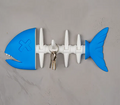 Fish Skeleton Key Holder – 3D Printed Wall Mounted Nautical Key Rack