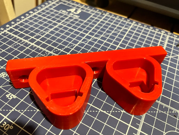 Milwaukee M12 Dual Battery Holder – 3D Printed Wall Mount – Secure 2-Pack Battery Organizer