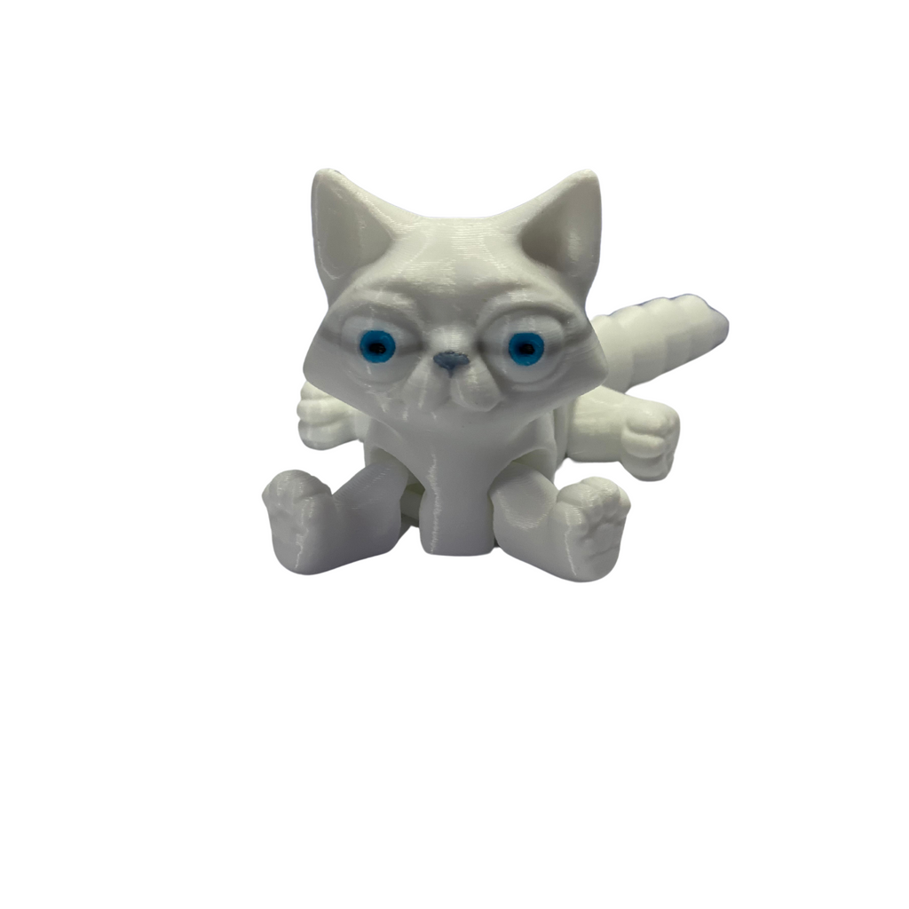 3D Printed Articulated Cat – Flexible & Poseable Figure