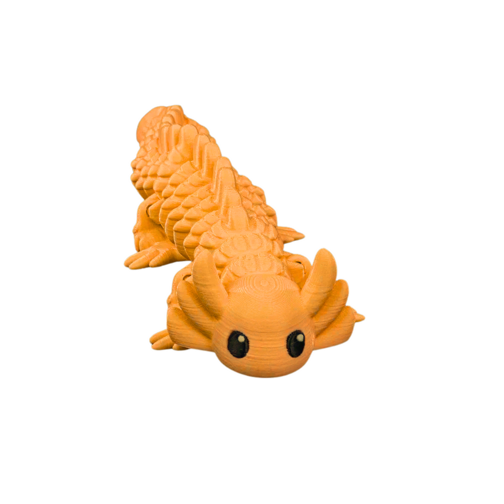 3D-Printed Flexi Axolotl – Adorable, Articulated & Fun!