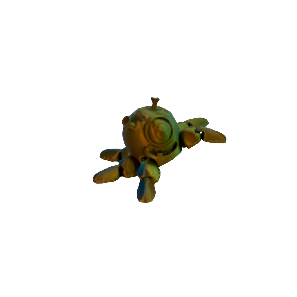 3D Printed Robo-Crab Miniatures – Set of 3 – Random Colors