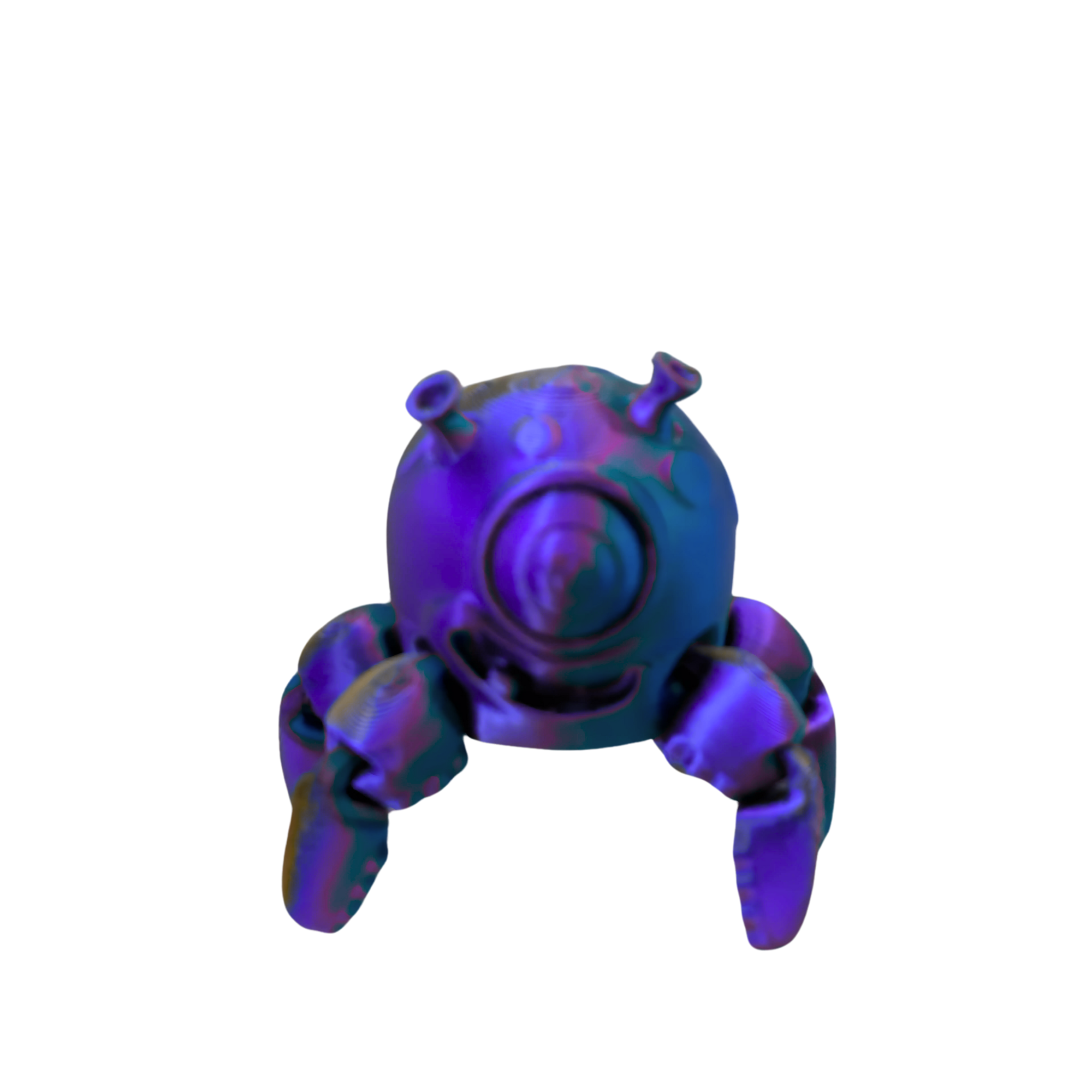 3D Printed Robo-Crab Miniatures – Set of 3 – Random Colors