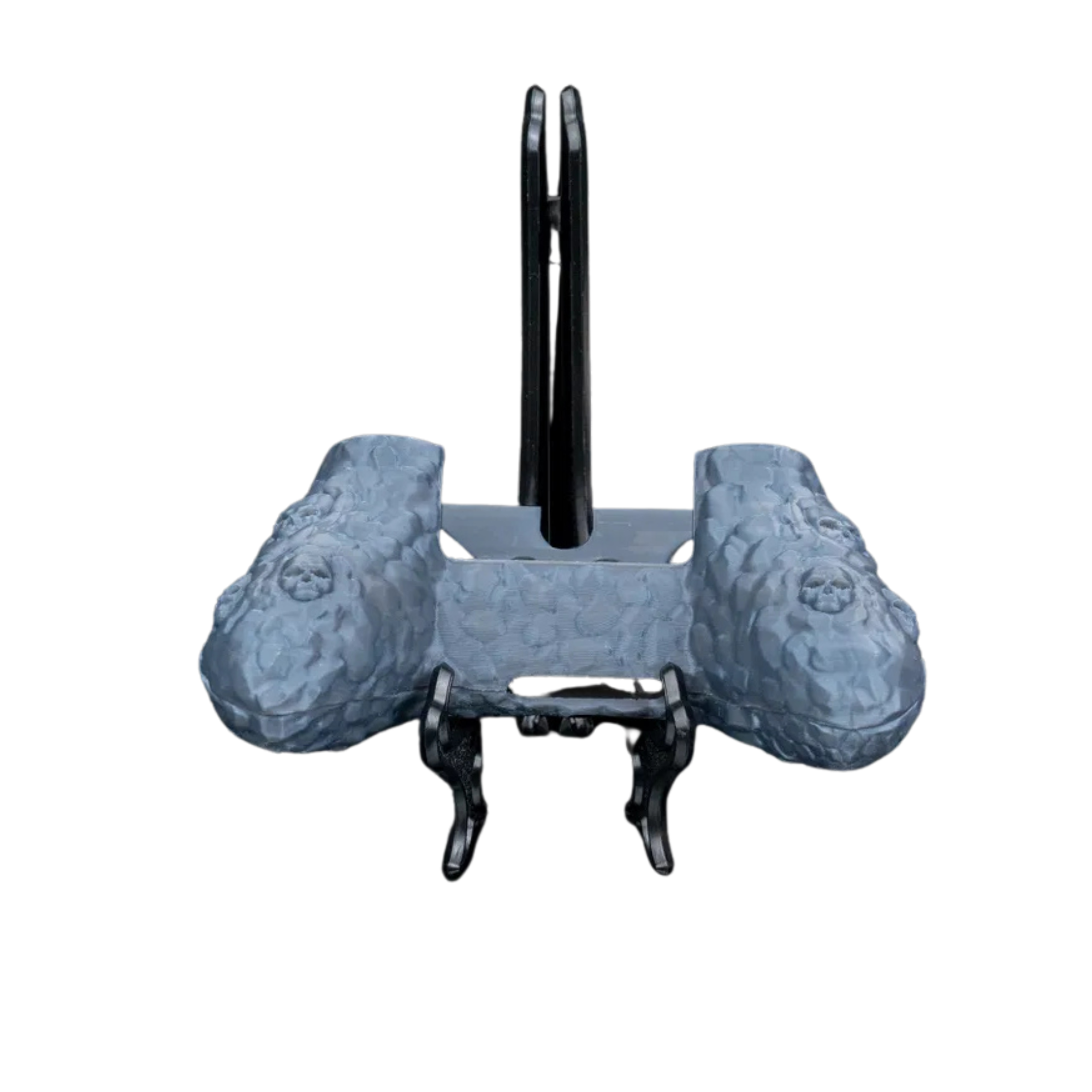 BuildInk Skull Grip Shell for PS5 & Xbox Controllers – 3D Printed Textured Cover with Ergonomic Grip – Gothic Skull Design – Custom Gaming Accessory