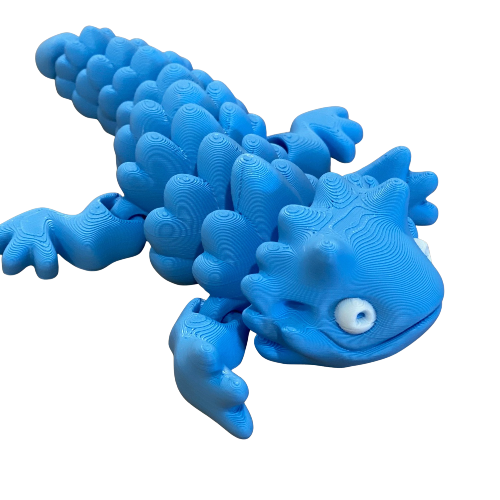 3D Printed Flexi Bearded Dragon – Articulated & Realistic Design