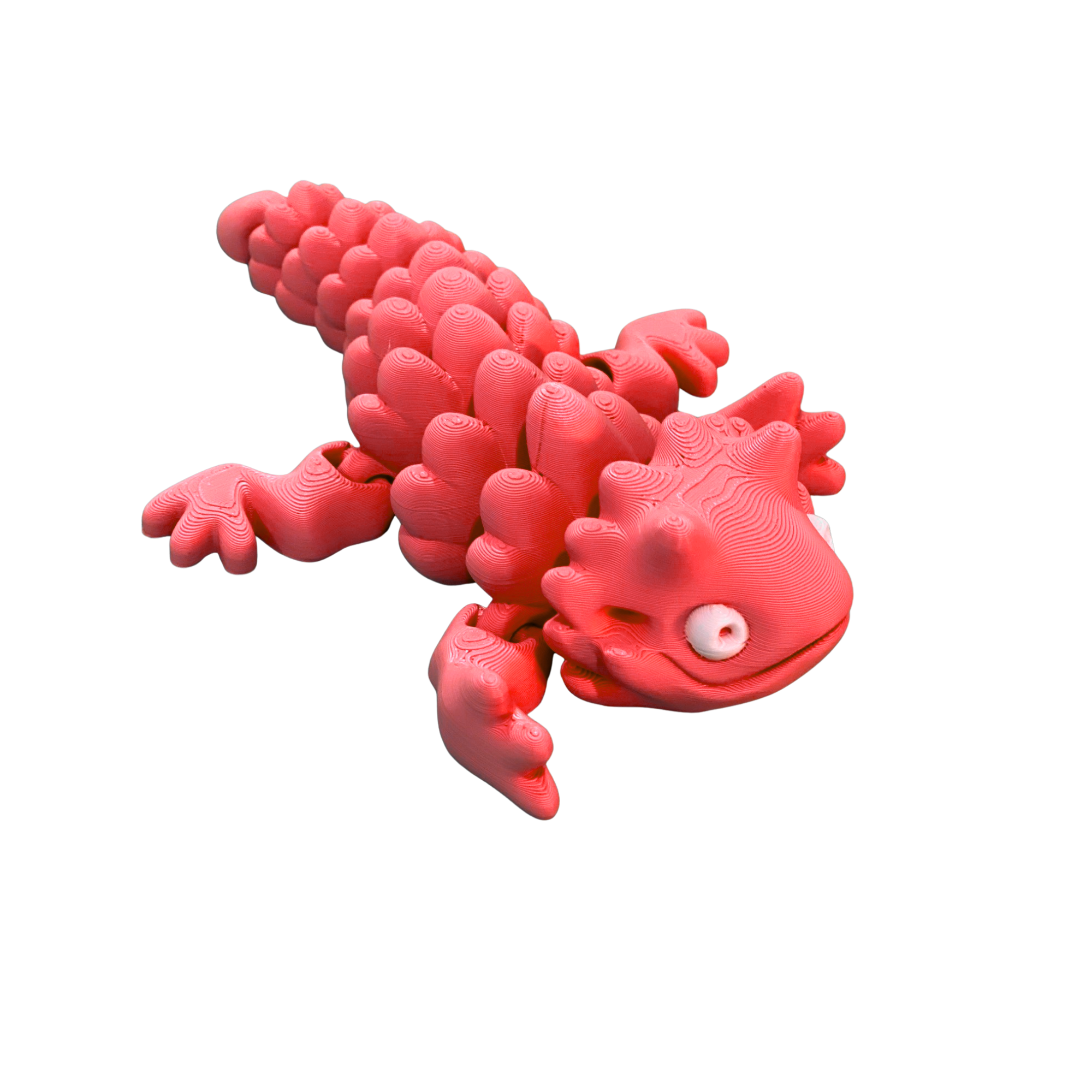 3D Printed Flexi Bearded Dragon – Articulated & Realistic Design