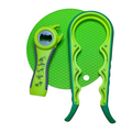 2-Piece Jar Opener Set – Lime Green – Lid & Bottle Gripper with Non-Slip Pad