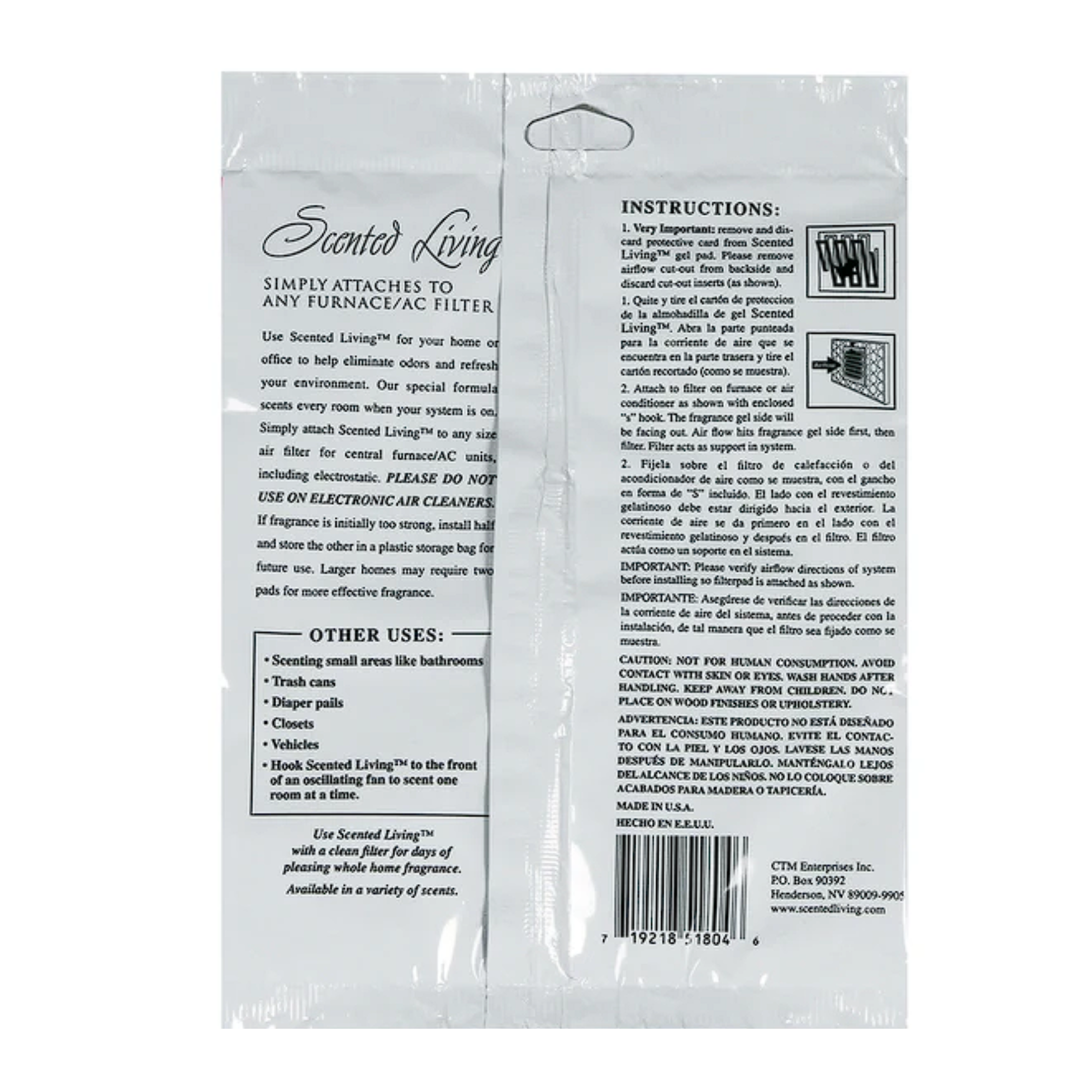 Filter Fresh Whole Home Air Freshener Pads – Furnace & AC Filter Freshener – Assorted Scents (3 Pack)