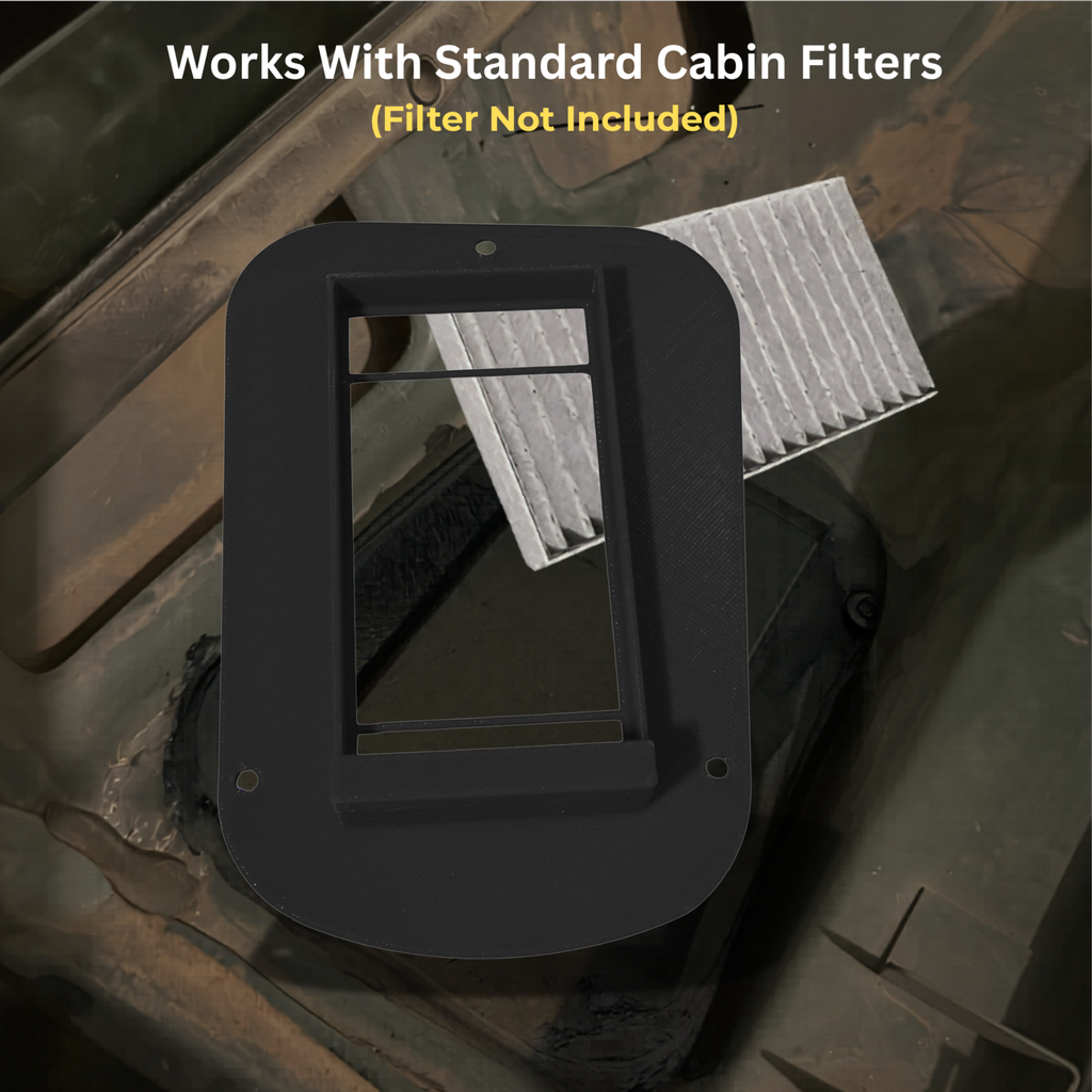 Jeep Wrangler TJ LJ Cabin Air Filter Adapter 2003-2006 3D Printed Retrofit Kit