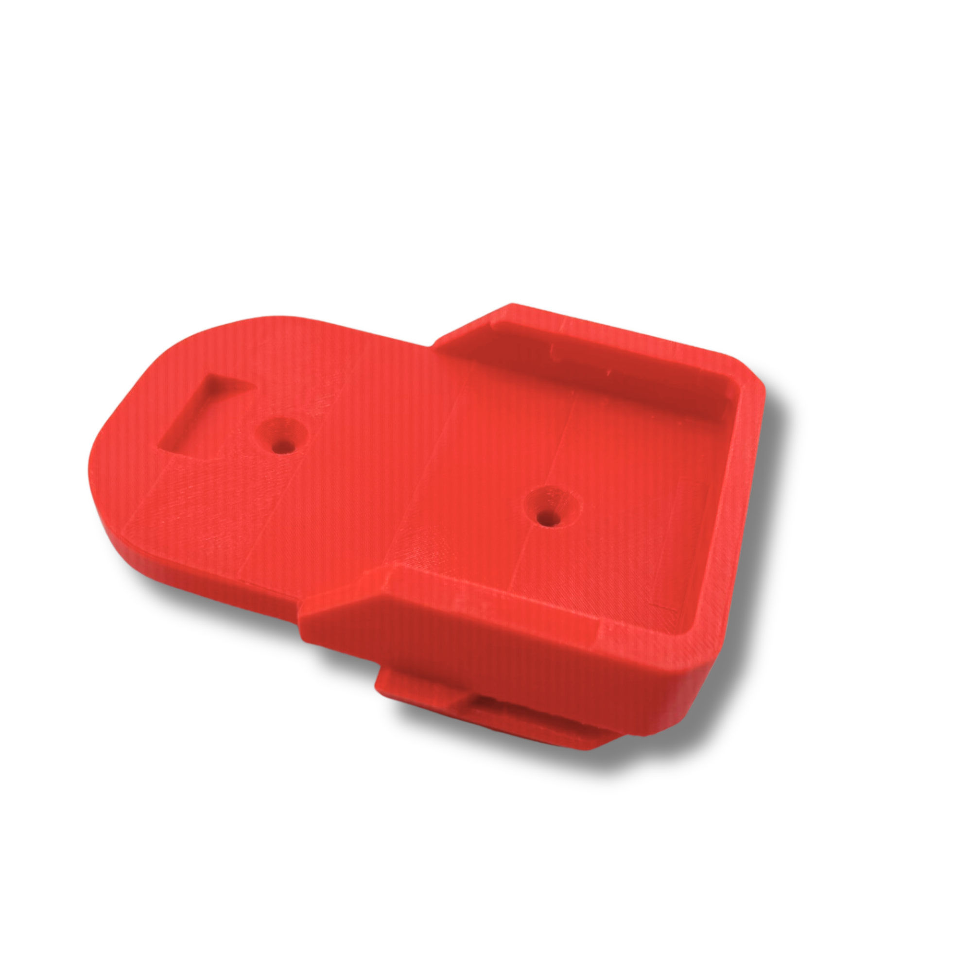 Ridgid 18V Battery Holder for Packout Mount Organizer Red 3D Printed