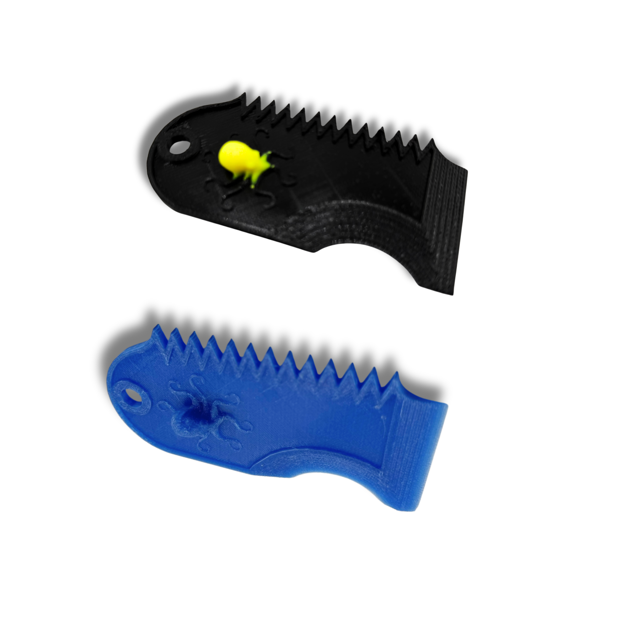 2 Pack Surf Wax Comb Octopus PETG Scraper Tool Random Colors