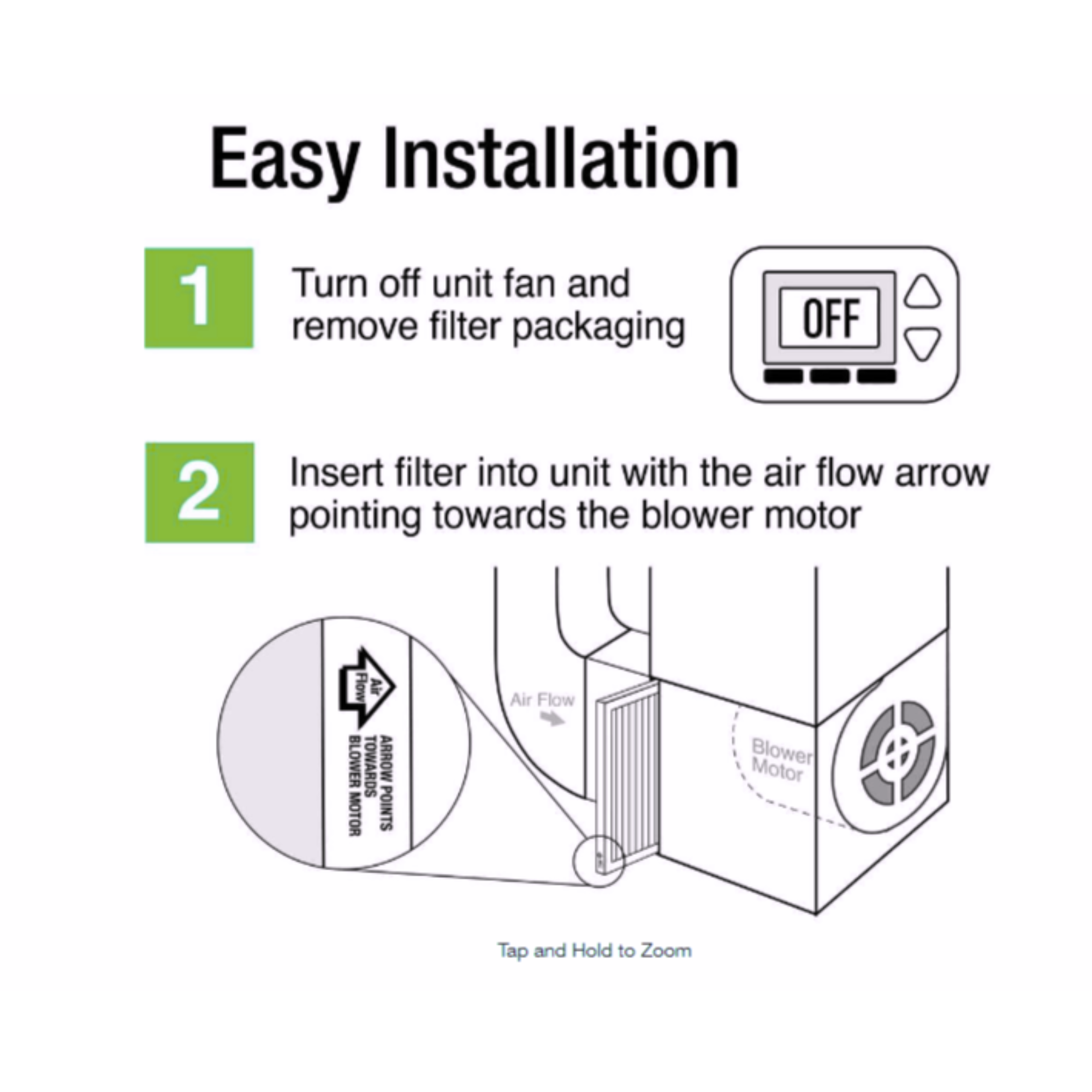 21 in. x 21 in. x 1 in. High-Performance HVAC Air Filter – MERV 8 to 13 | 90-Day Lifespan (1 Pack)