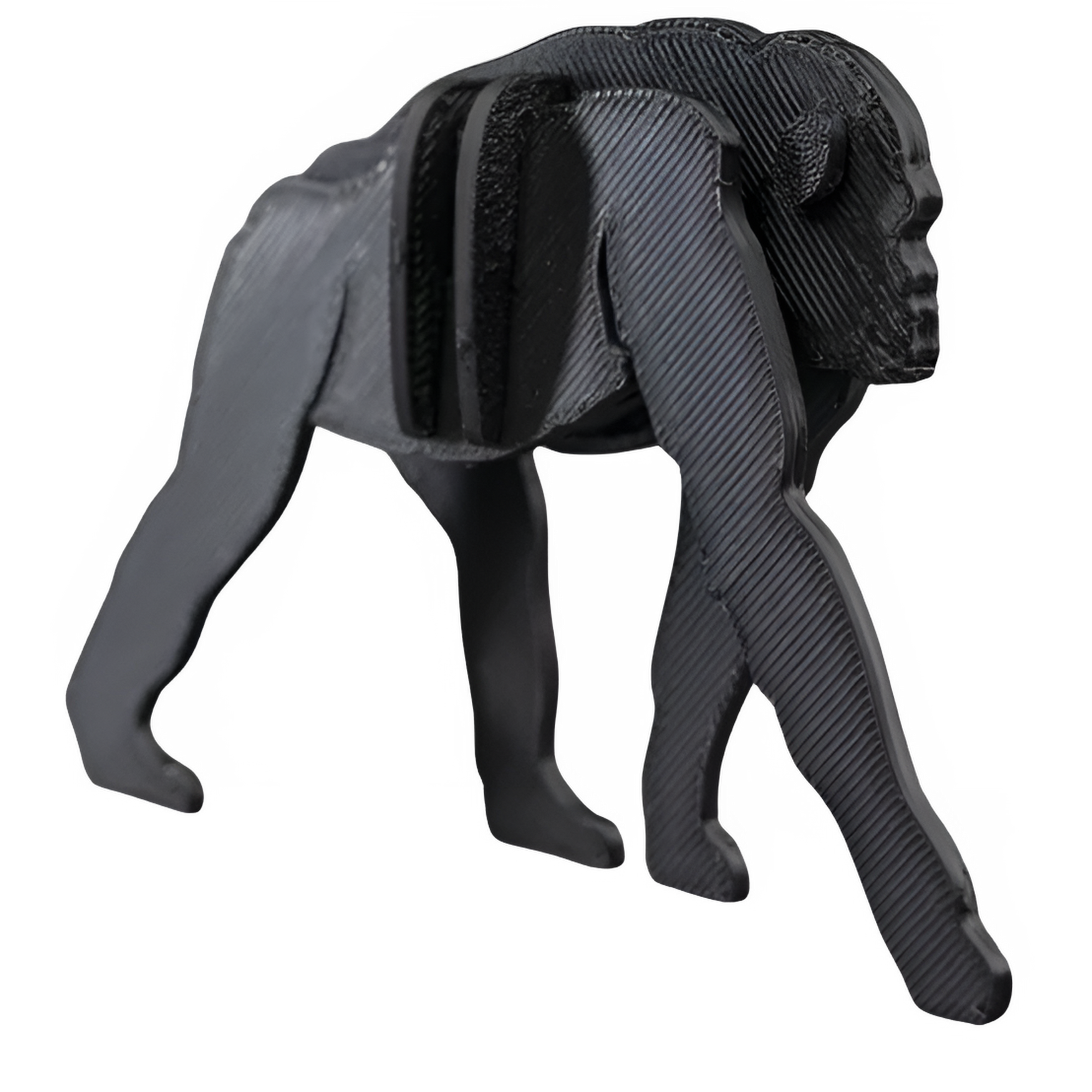 Bonobo 3D Kit Card - Gorilla Model Assembly - 3D Printed Collectible Figure - Choose Your Color
