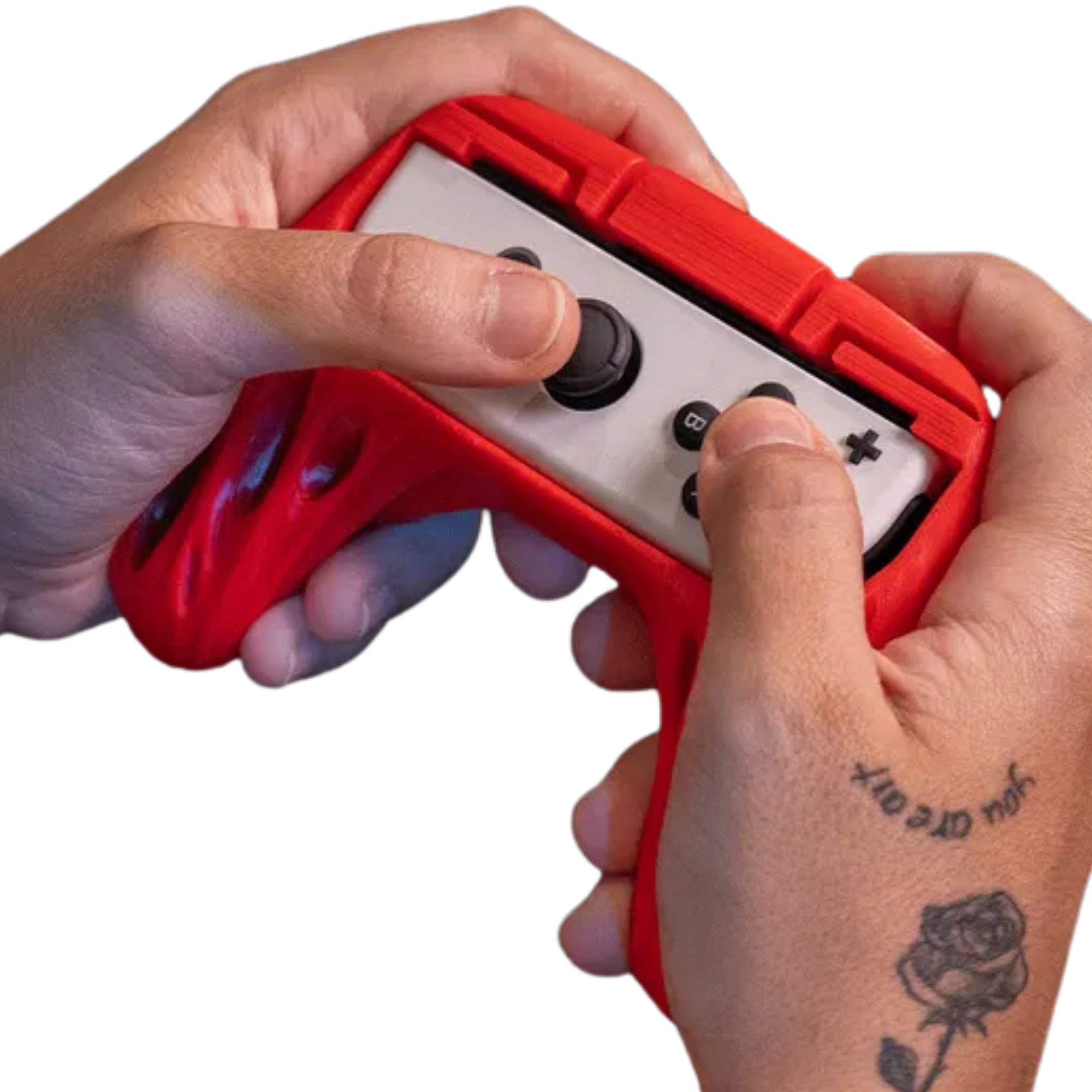 🎮 3D Printed Joy-Con Grip for Nintendo Switch – Organic-Style Comfort Holder – Multiple Colors