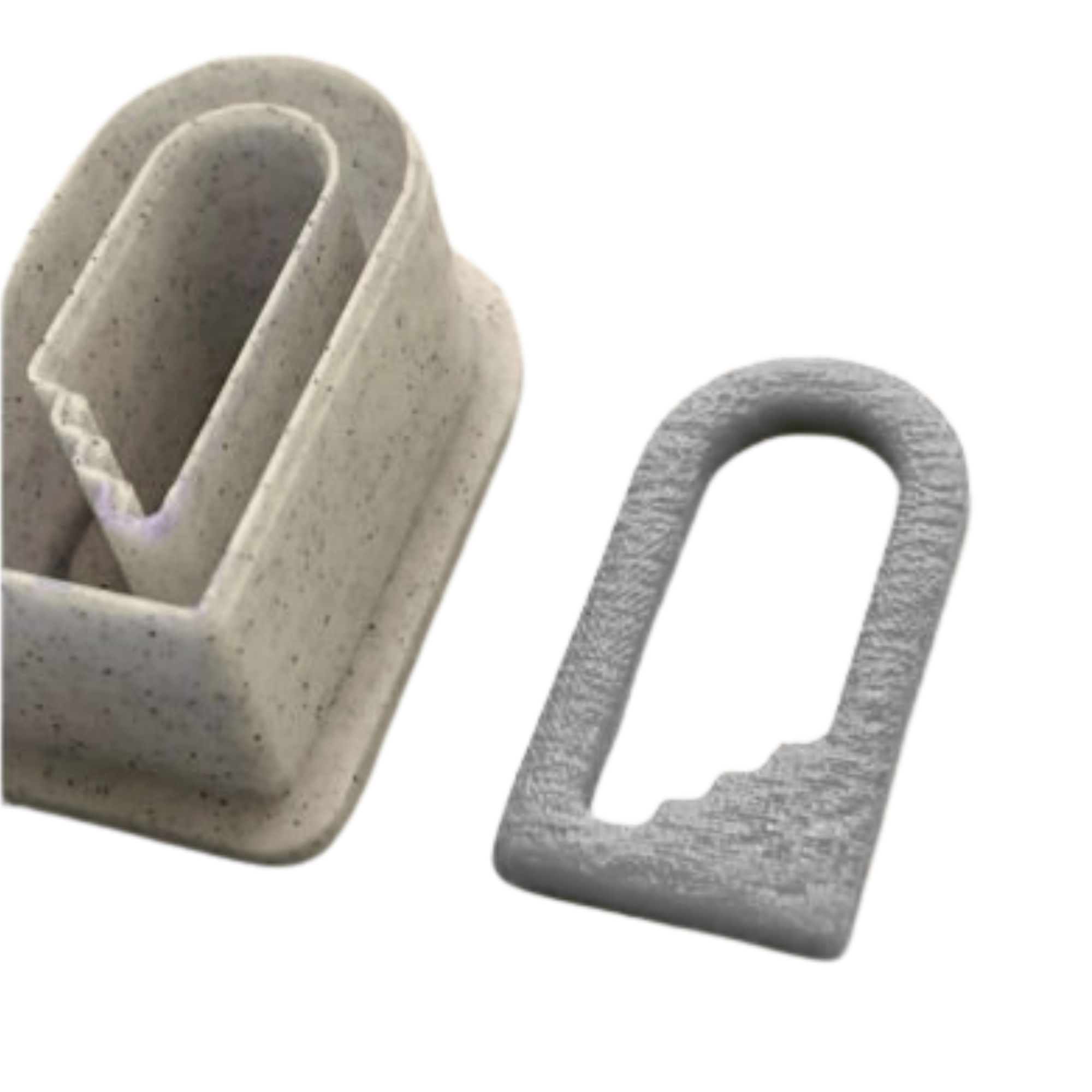 BuildInk™ Arch Polymer Clay Cutter Set – 20 PCS with Mirror Sizes – 2cm to 6.5cm – 3D Printed with Sharp 0.4mm Edge – for Earrings, Crafts, and DIY Projects – White PLA