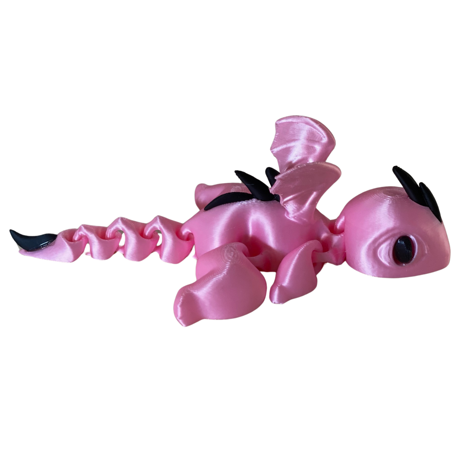 3D Printed Articulated Dragon – Random Color – Flexible Fantasy Toy – 1 Dragon Per Order