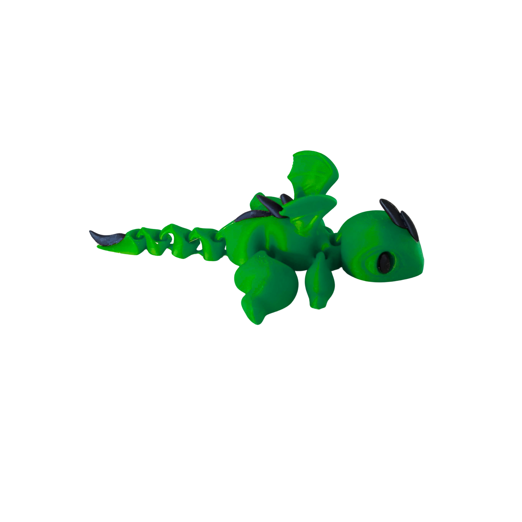 3D Printed Articulated Dragon – Random Color – Flexible Fantasy Toy – 1 Dragon Per Order