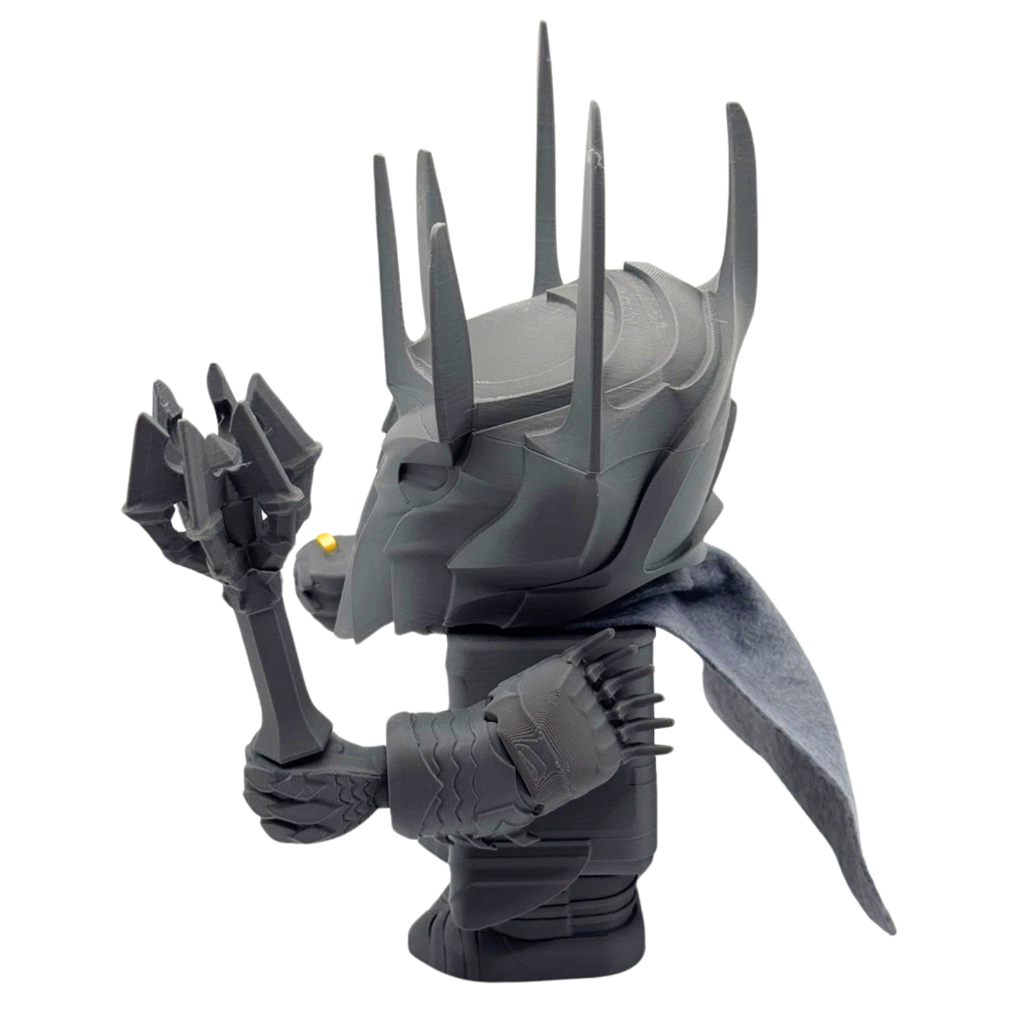 Dark Lord Armor Kit – 3D Printed Chunky Figurine – 7" DIY Poseable Model