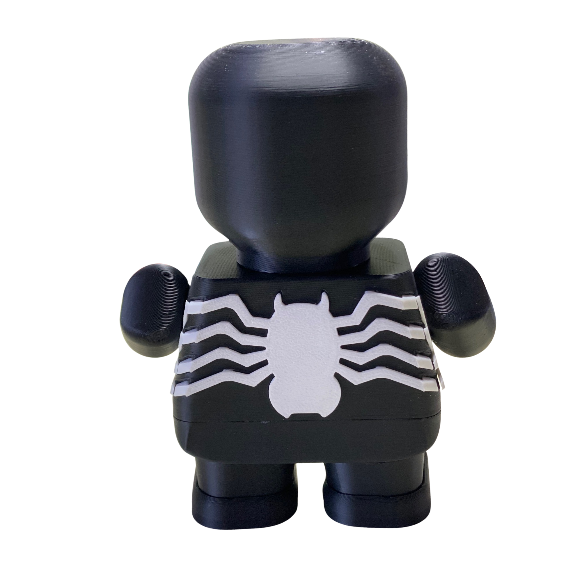 3D Printed Venom-Inspired Figurine – Bold Fan Art Display