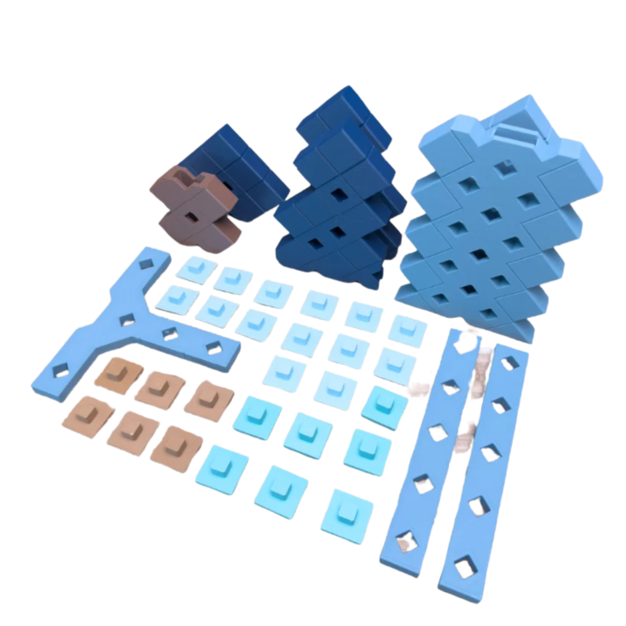 3D Printed Build-Your-Own Pixel Sword Kit – Voxel Style – DIY Cosplay Prop