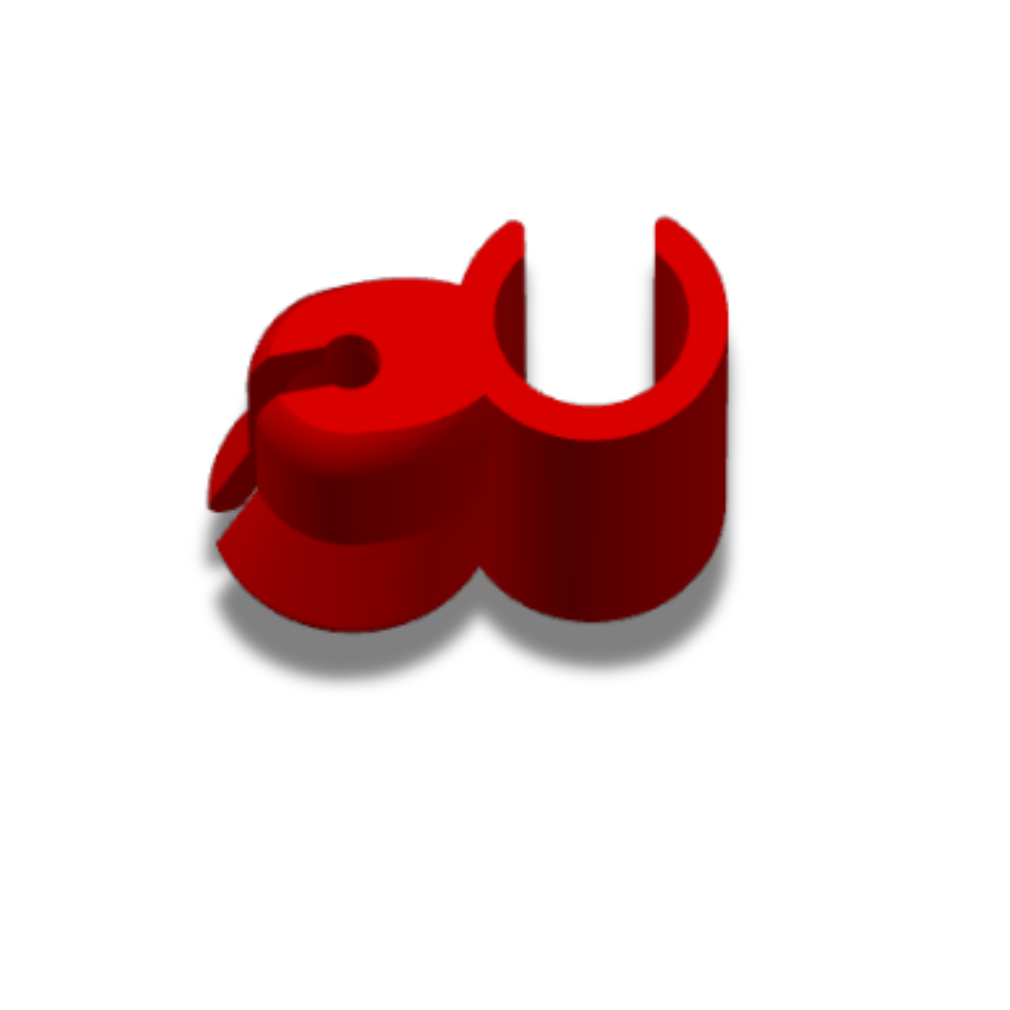 BuildInk™ Red PETG Rod Clip Set – 3-Pack Assorted Sizes – 3D Printed Fishing Pole Holders / Line Guides