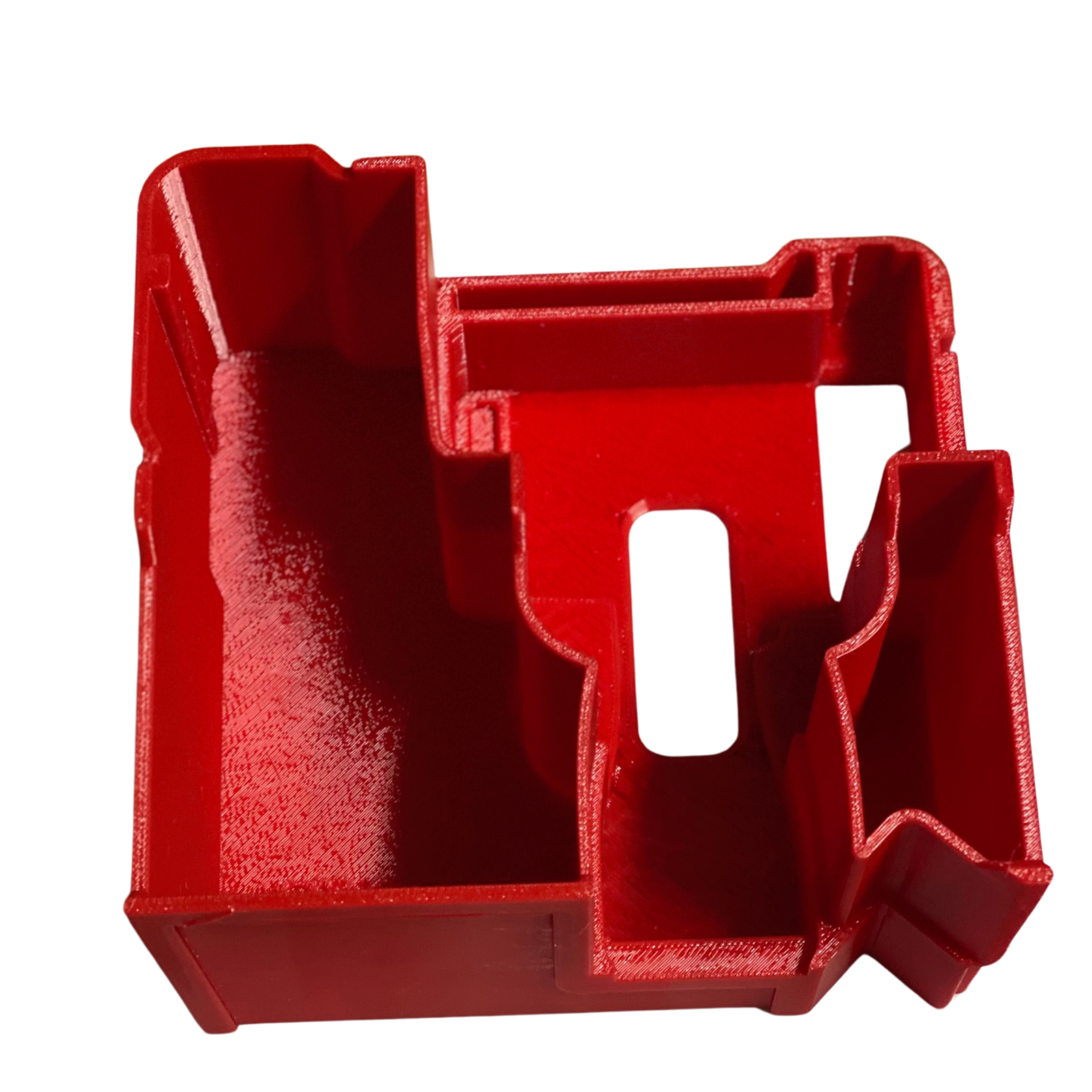 Custom Red Tool Organizer Insert – Modular 3D Printed Packout Tray – Multi-Compartment Layout with Dividers