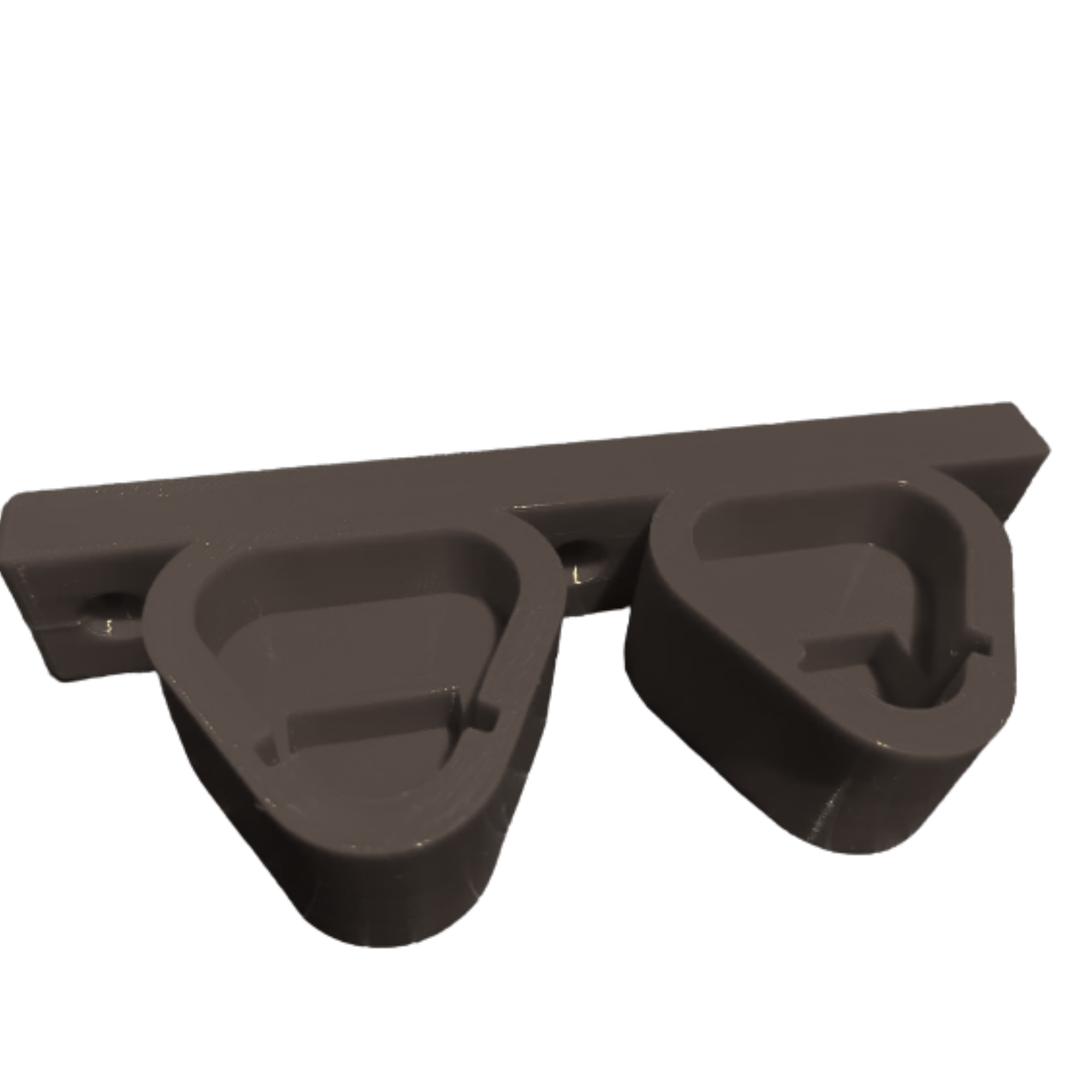 Milwaukee M12 Dual Battery Holder – 3D Printed Wall Mount – Secure 2-Pack Battery Organizer