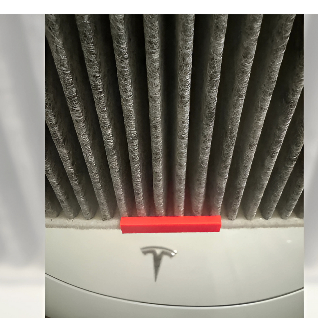 Tesla Model 3 / Y Cabin Air Filter Clip – 3D Printed Odor Prevention Bracket (Fits Behind Filter)