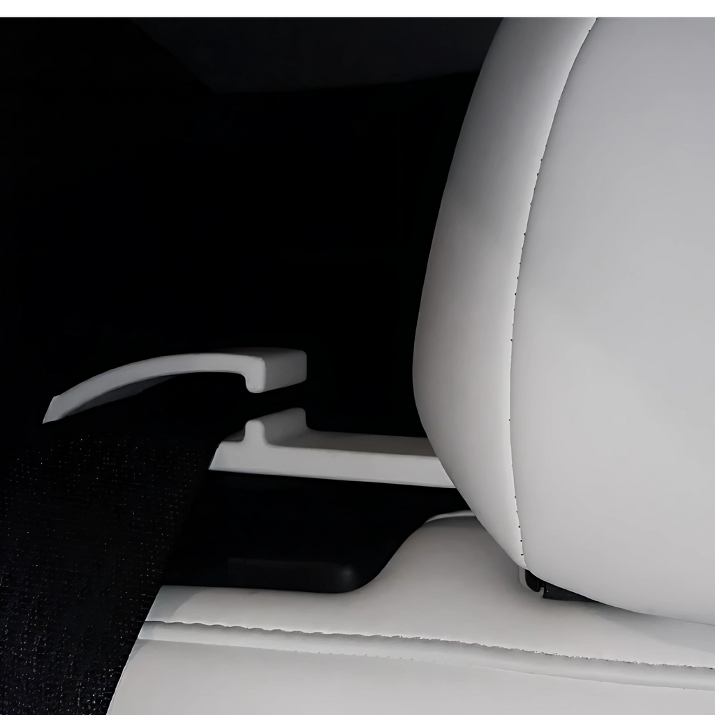 BuildInk 3D Printed Tesla Model Y Rear Seatbelt Guide – PETG Durable Clip (Black)