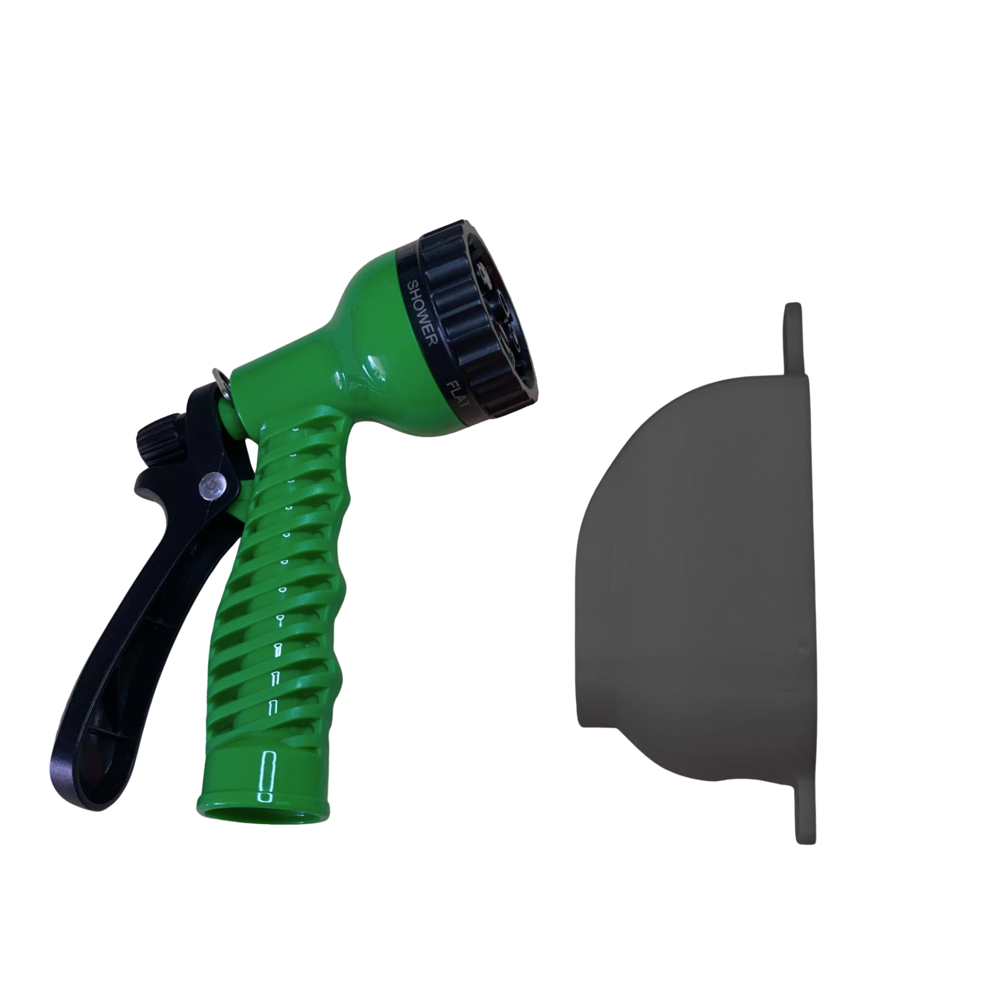 3D Printed Garden Hose Nozzle Holder – Wall Mount Spray Gun Holder – Universal Hose Sprayer Rack – Durable PETG Bracket