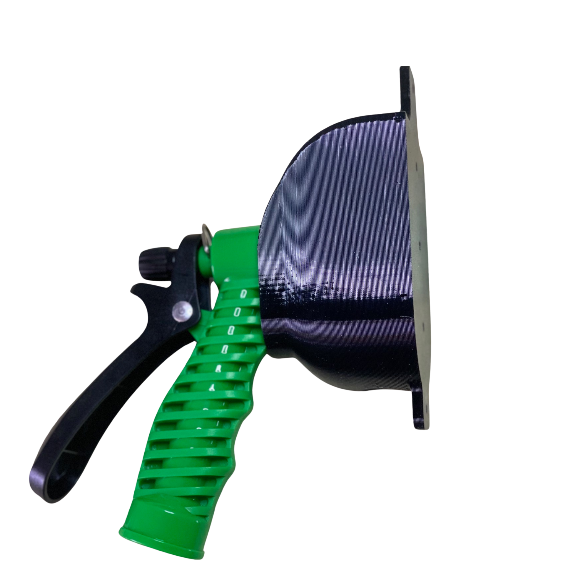 3D Printed Garden Hose Nozzle Holder – Wall Mount Spray Gun Holder – Universal Hose Sprayer Rack – Durable PETG Bracket