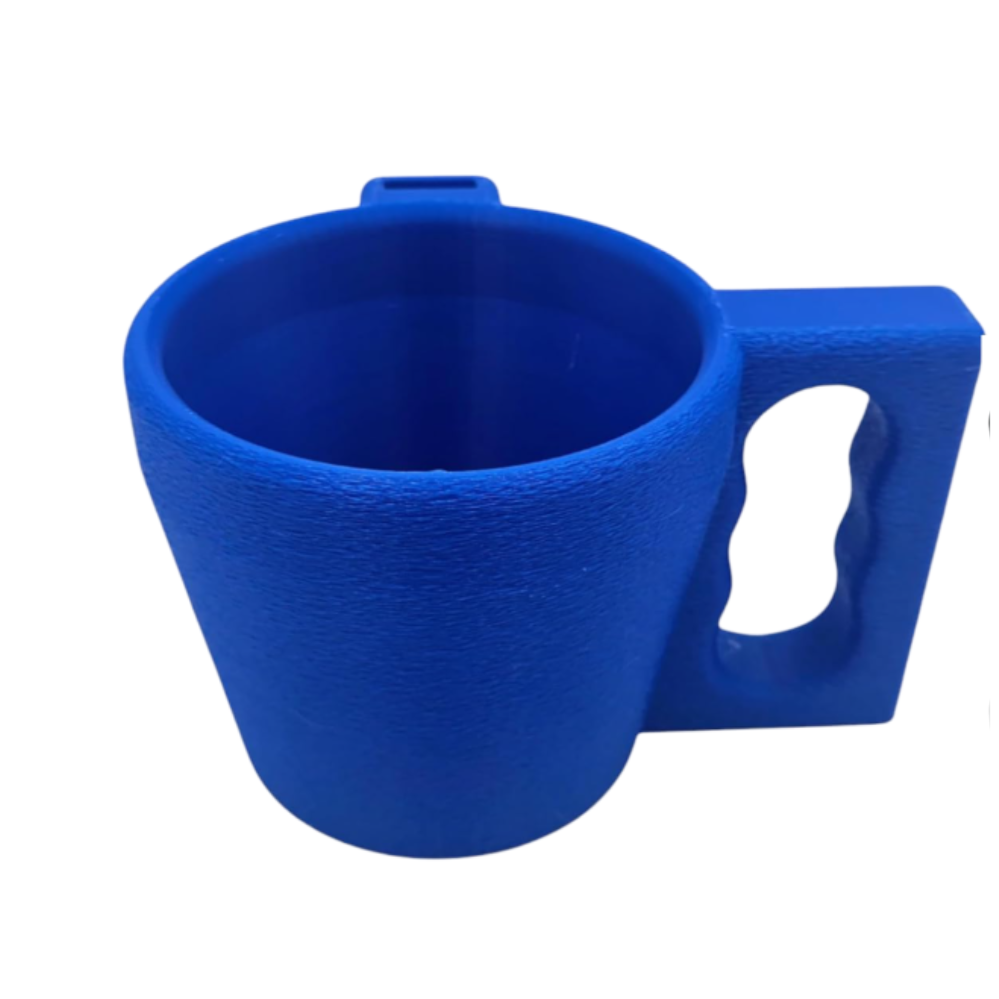 Ice Cream Pint Holder with Spoon Slot – Cozy Grip with Fuzzy Texture – Fits Standard Pints – Ergonomic Handle (Blue)