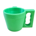 Ice Cream Pint Holder with Spoon Slot – Cozy Grip with Fuzzy Texture – Fits Standard Pints – Ergonomic Handle (Green)