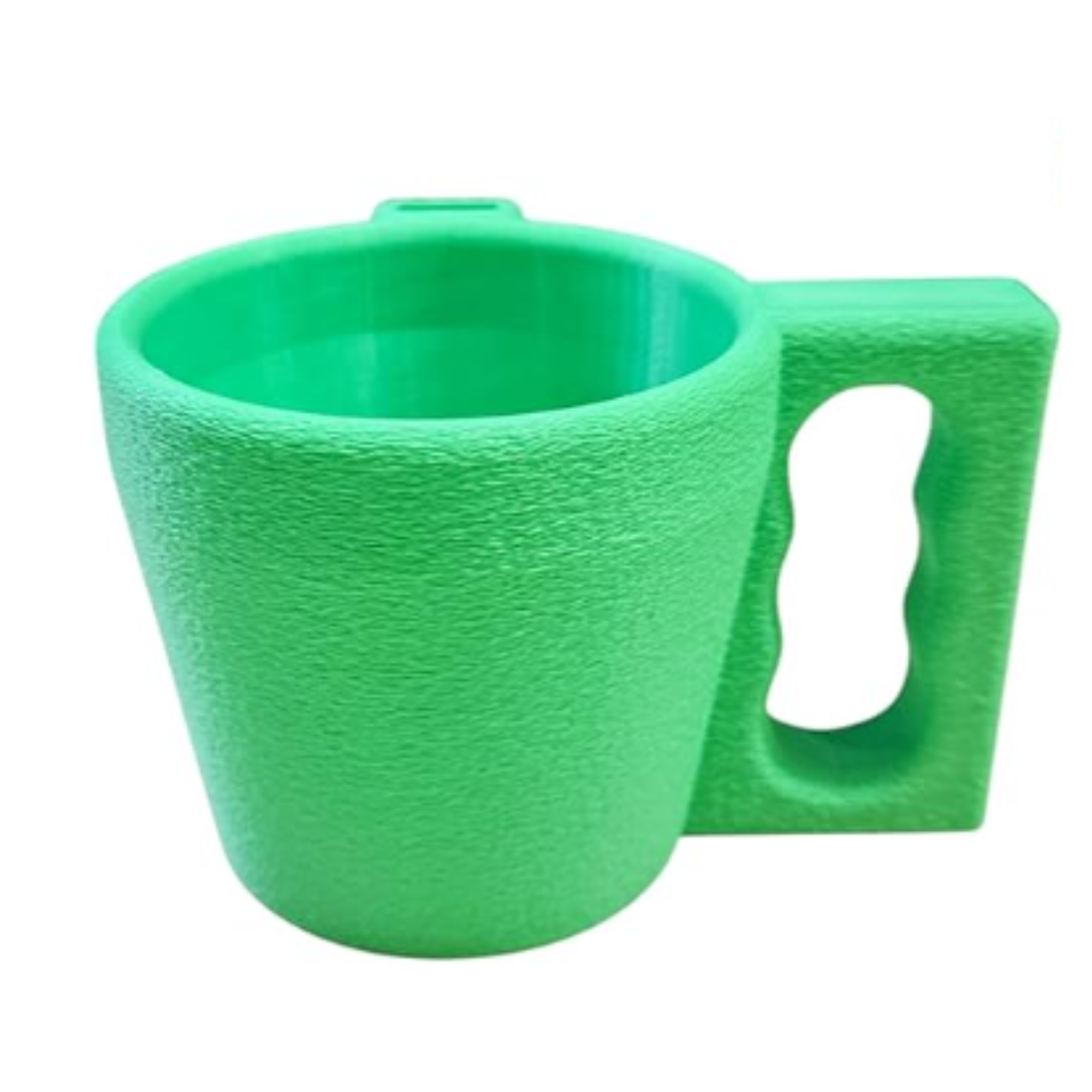 Ice Cream Pint Holder with Spoon Slot – Cozy Grip with Fuzzy Texture – Fits Standard Pints – Ergonomic Handle (Green)