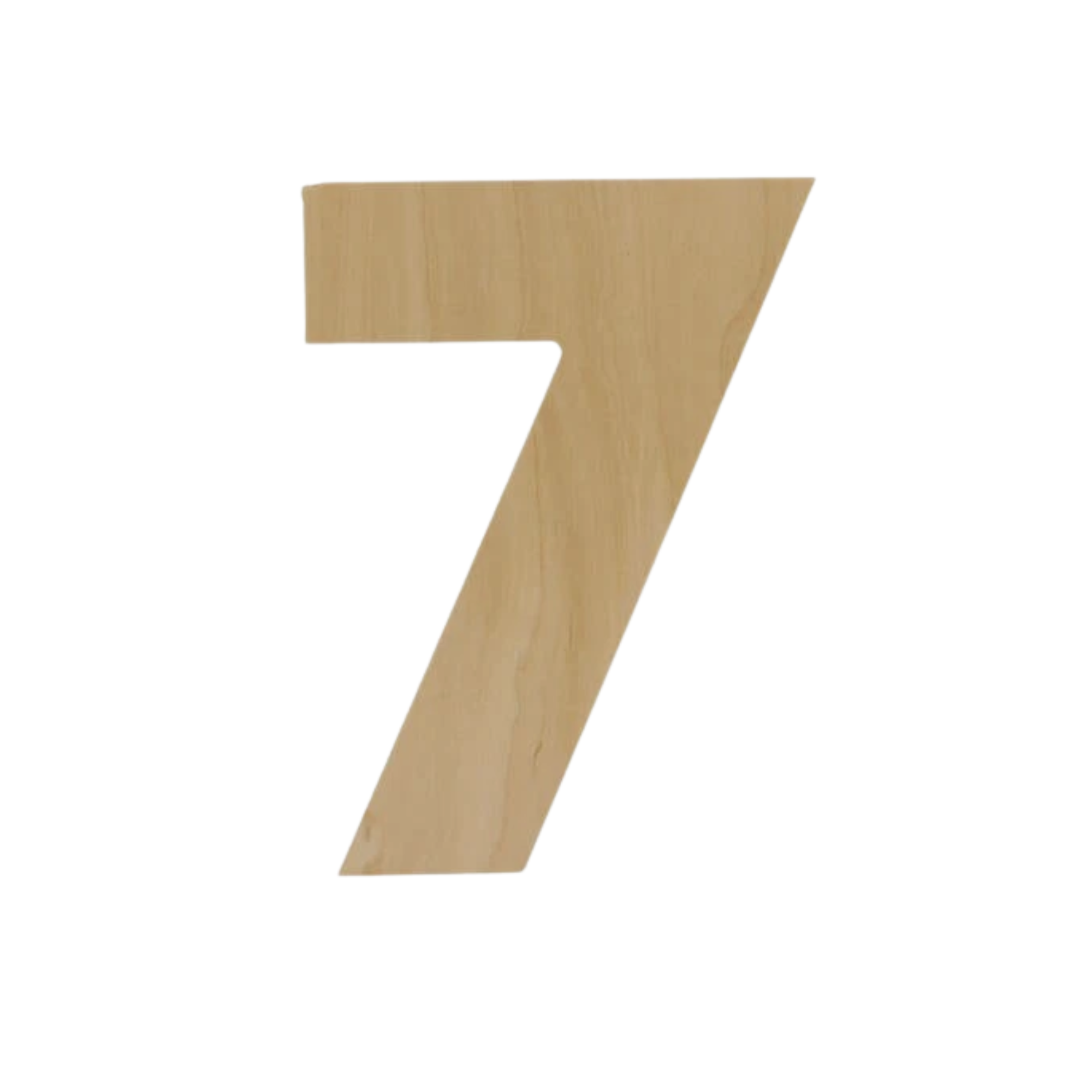 Wooden Number Cutout 6" – 3mm Baltic Birch – DIY Craft Decoration