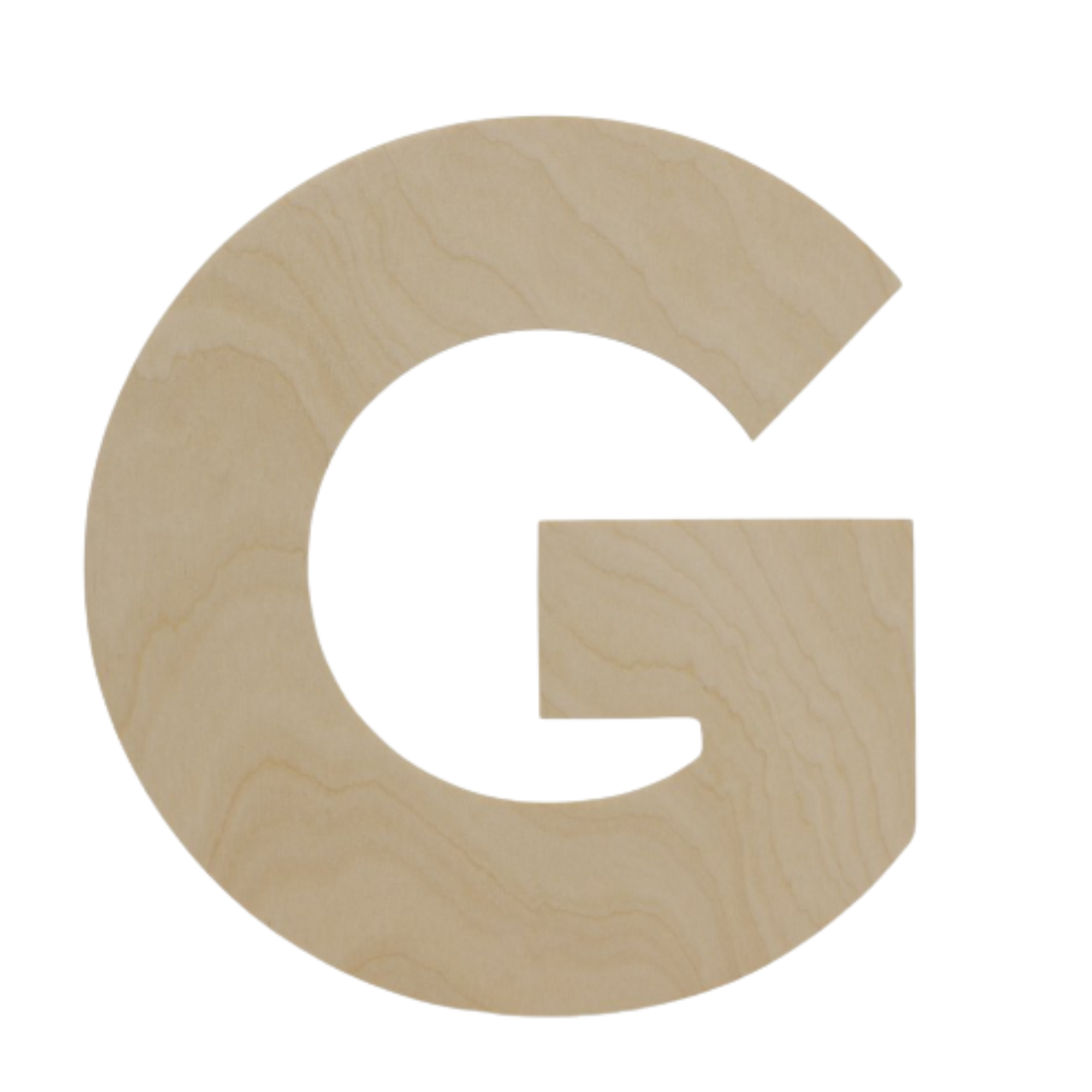 Unfinished Wooden Letters – 4", 6", 8" Baltic Birch Wood Cutouts 3mm DIY Crafts