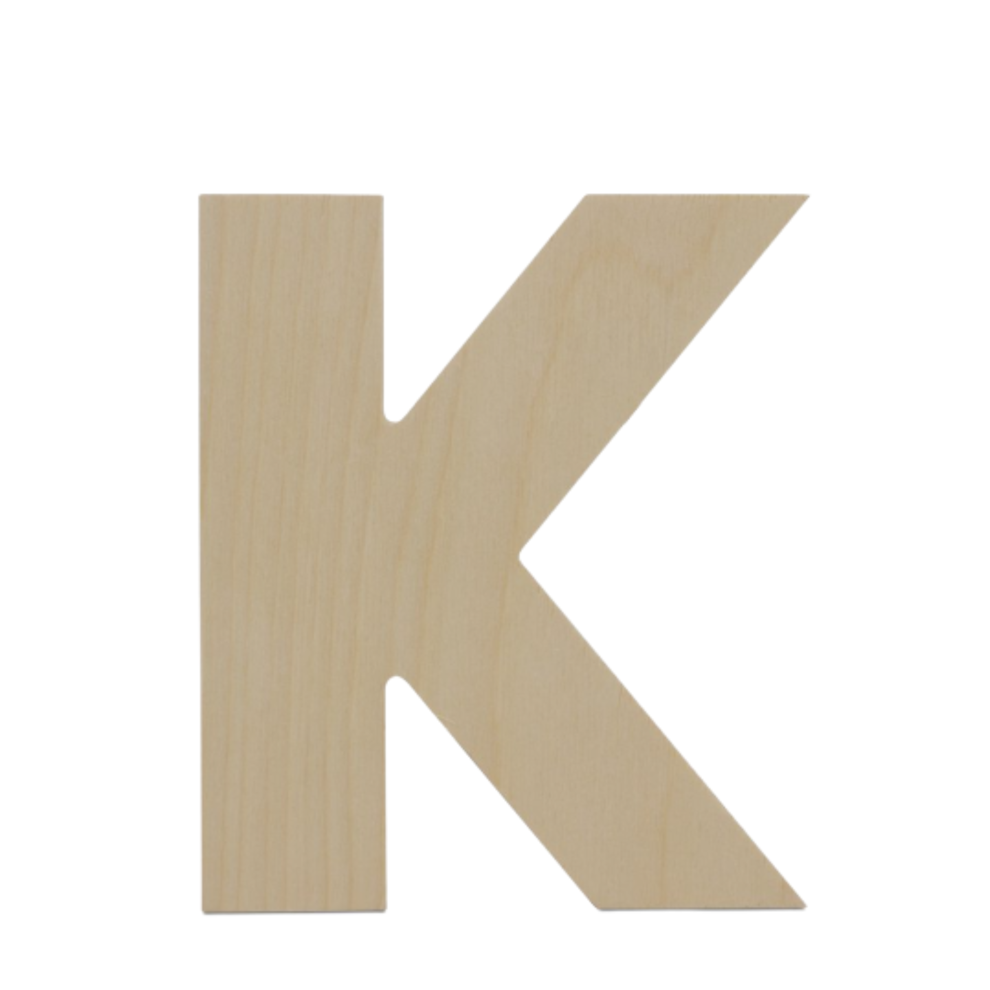 Unfinished Wooden Letters – 4", 6", 8" Baltic Birch Wood Cutouts 3mm DIY Crafts