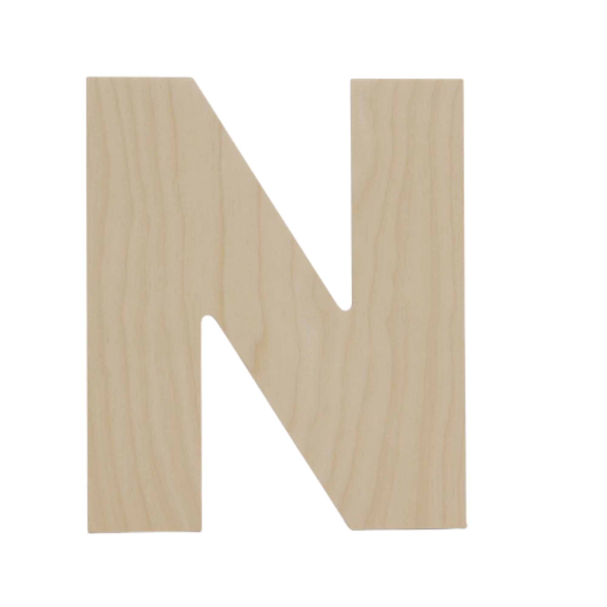 Unfinished Wooden Letters – 4", 6", 8" Baltic Birch Wood Cutouts 3mm DIY Crafts