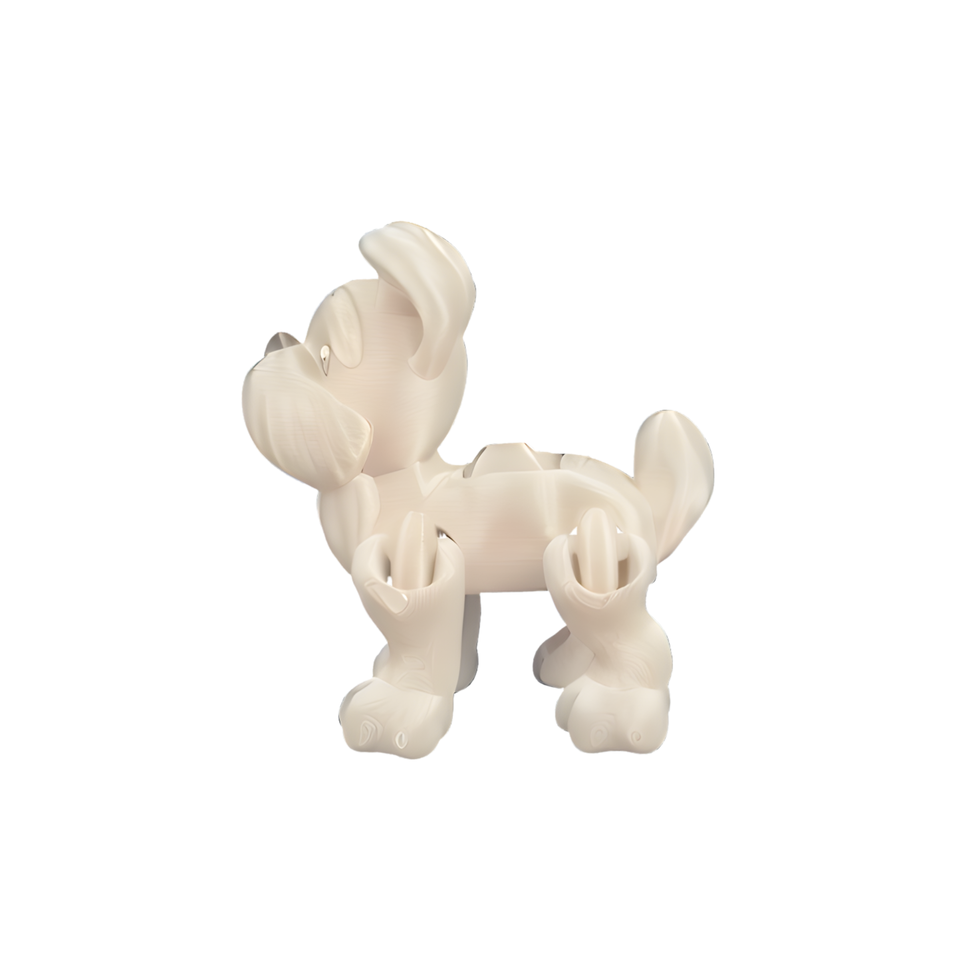 Articulated 3D Printed Puppy Dog – Flexible Desk Toy – 8 cm – Random Color