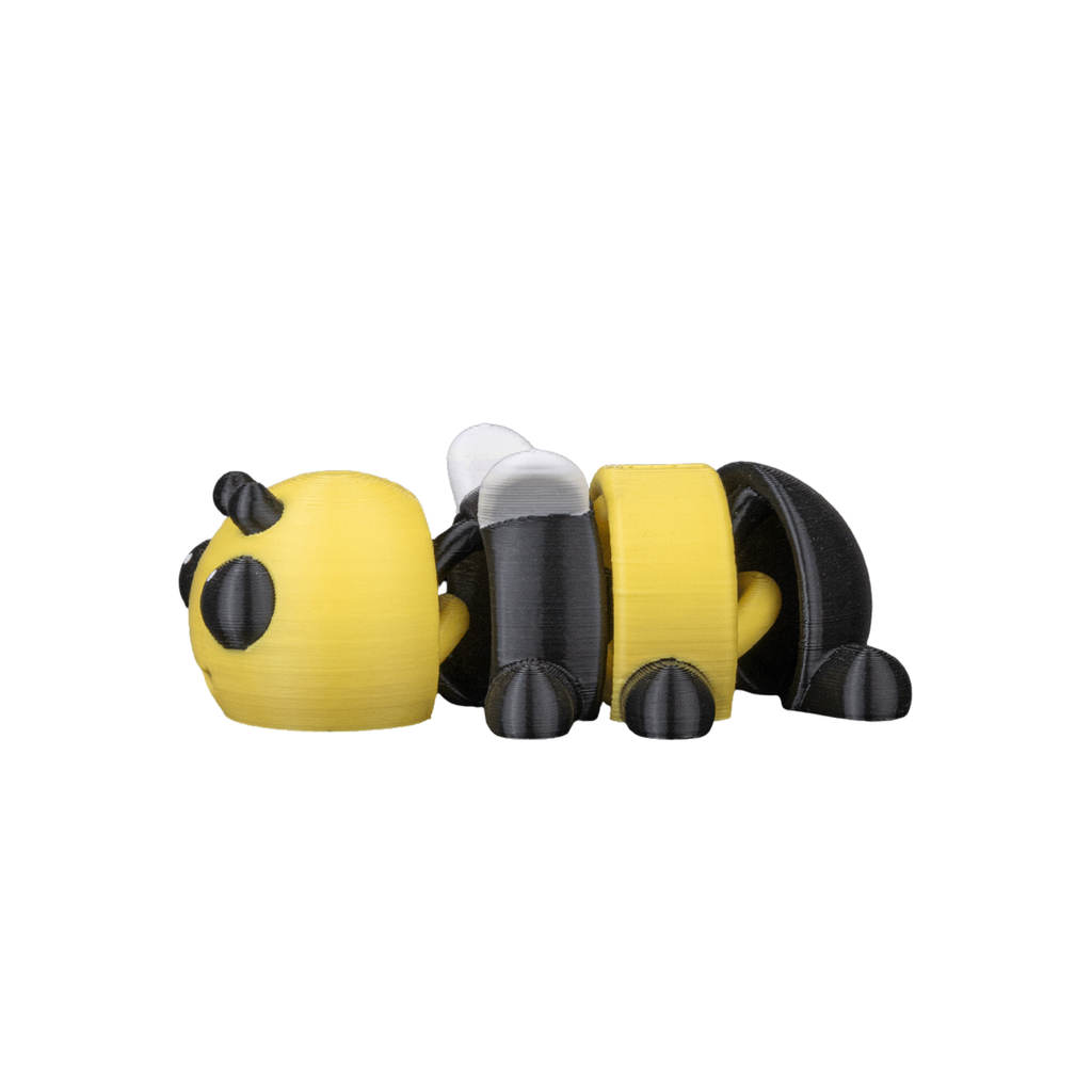 3D Printed Bee Figurine – Cute Desk Toy, Decorative Mini Figure, Handmade Style Collectible
