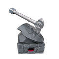 Viking Axe Pen Holder Desk Decor – Fantasy Medieval Desktop Organizer – Pen Not Included